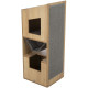 Trixie CityStyle turn de zgariat pentru pisici maro gri 41 x 38 x 105 cm
